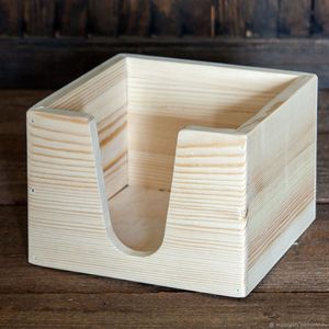 Stylish wooden napkin holder <b>for</b> dining table <b>kitchen</b> <b>decor</b> organizer modern durable elegant home accessory <b>item</b> - Product Image 4