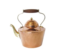 Bouilloire en cuivre brillant faite à la main SHAHID HANDICRAFTS, 100 % ayurvédique, design moderne, poignée anti-fuite, personnalisable – Meilleures ventes