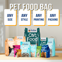 Sacs d'emballage personnalisés imprimés, étanches, argentés, avec fermeture éclair, pour litière pour chat, nourriture pour chat, nourriture pour animaux de compagnie, nourriture pour chien, friandises, sushi, 1kg, 2kg, 4kg, 20kg