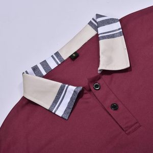 Camisa Deportiva de Verano 2026 para Hombre, Lisa, de Poliéster/Algodón, con Solapa, Manga Corta y Bolsillo con Botón - Product Image 5