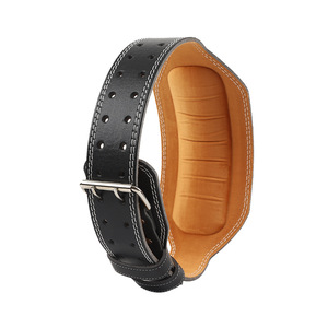 Safety Fitness Adjustable Adult PU Leather Waist Support <b>Belt</b> for Lifting Cross Training & Weightlifting Back Protective Feature - Product Image 5