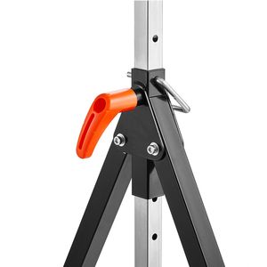 Supporto a Rulli 4 in 1 per Lavori Pesanti, Capacità di Carico 440 lb, Altezza Regolabile 33-50, Banco da Lavoro Pieghevole Multidirezionale Lucidato per Falegnameria - Product Image 6
