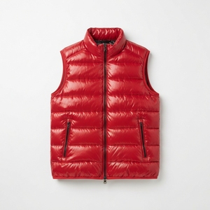 Chaleco Acolchado Brillante Casual de Invierno al por Mayor, Personalizable, Alternativa al Plumón, para Hombre - Product Image 2