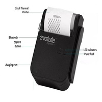 Evolute Impress+ Kartu Pintar Antarmuka USB Pemindai Sidik Jari Smartphone Bluetooth Pengukuran Biometrik Printer Termal 203 Dpi