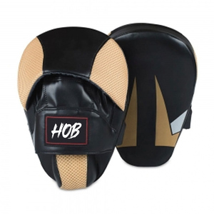 Custom High Quality PU Leather Boxing Focus Mitts Flat and Curved <b>Pads</b> for MMA Martial Arts Training - Product Image 5
