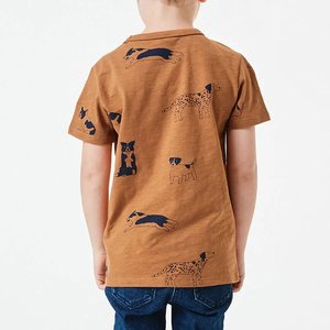 Ensembles d'été personnalisés pour enfants, tendance 2026, vente en gros, 100 % coton respirant, chemises et shorts confortables - Product Image 5