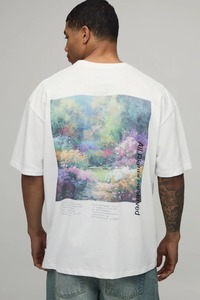 oversized streetwear <b>tshirt</b> men boxy fit drop shoulder loose fit heavy cotton <b>tshirt</b> bulk wholesale supplier - Product Image 4