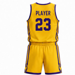 Uniforme de basketball léger avec tissu à circulation d'air avancée, logos d'équipe personnalisés et impression résistante à la décoloration - Product Image 2