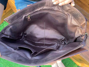 Bolso de mano con flecos de piel de vaca de estilo occidental, bolso de compras grande con borlas de alta calidad para mujer, novedad - Product Image 6