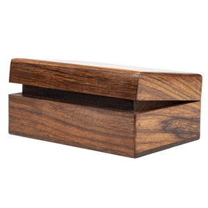 Eco-Friendly Rectangle <b>Wooden</b> <b>Box</b> for Jewelry Gift Storage-Soft Interior for Delicate Items Christmas Chinese New Year Tabletop - Product Image 4