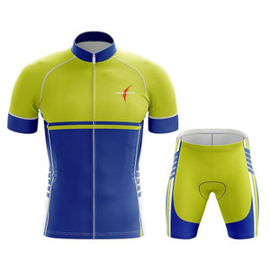 Combinaison de cyclisme respirante avec logo personnalisé, 100% polyester, service OEM pour hommes - Product Image 1