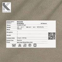 Pantalones Cargo Tejidos 100% Algodón, Sarga de Caballería 275GSM, Corte Relajado, OEM ODM