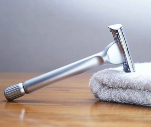 Rasoir de sécurité professionnel en acier inoxydable à double tranchant pour rasage humide, pour barbier, hommes et femmes, avec 10 pièces - Product Image 2