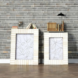 Cadre photo de luxe fait main en os incrusté, au design élégant et artisanal, pour la décoration intérieure moderne et l'utilisation dans les maisons classiques - Product Image 3