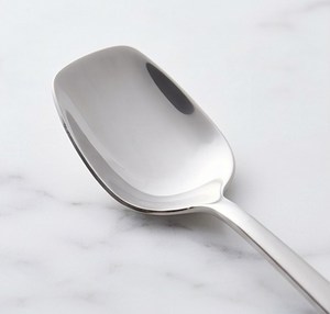 Juego de Cucharas Minimalistas de Acero Inoxidable con Acabado Espejo, Aptas para Lavavajillas, Cubiertos para Mesa de Comedor y Bodas - Product Image 4