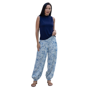 Printed Wide Leg <b>Pants</b> for Women with Comfortable Casual <b>Summer</b> Style - Product Image 2