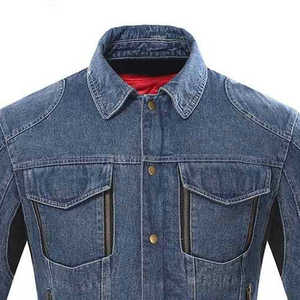 Chaqueta Vaquera Informal de Moda para Hombre, Estilo Moderno, Color Sólido, Ligera - Product Image 5