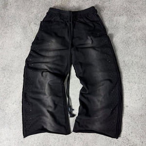 Pantalones Deportivos Holgados Personalizados para Hombre, 100% Poliéster, Peso Medio, Cintura Media, Estilo Casual Urbano, Fabricante Mayorista OEM - Product Image 2