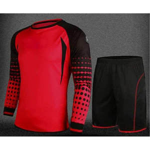 Maillot de football personnalisé de haute qualité pour adulte, ensemble d'uniforme de gardien de but respirant, grande taille, short inclus - Product Image 2