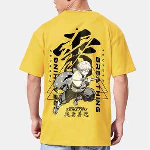 Custom Men's French Terry Knitted Cotton T-Shirts Digital Print 3D <b>Design</b> Formal Style Breathable Short Sleeve Casual Men Tee - Product Image 6