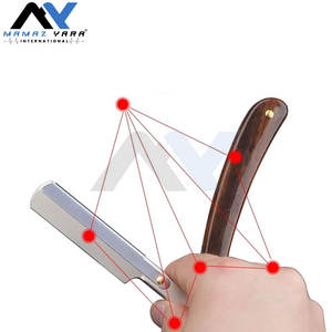 Maquinilla de Afeitar Manual Clásica con Mango de Madera Pura, Afeitado Preciso, Desechable, de Alta Calidad, para Hombres, Estilo Vintage - Product Image 5