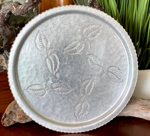 Best Quality Aluminium <b>Serving</b> Plate <b>Sets</b> Leaf Hammered Dinnerware Restaurant <b>Dish</b> Snack Fruit Plates - Product Image 1