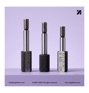 M8X1.25 6H | เกจวัดความศูนย์กลางเกลียว M6X1.25 แบบ ISO เมตริก สำหรับตรวจสอบการจัดตำแหน่งเกลียวภายใน - Product Image 5