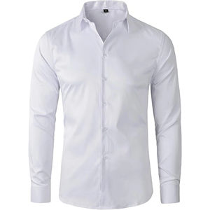 Nouvelles Chemises Décontractées en Flanelle de Haute Qualité pour Hommes 100% Coton Respirantes Anti-Plis Manches Longues Coupe Slim Affaires Vente Chaude - Product Image 4
