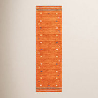 Tapis en laine/coton tufté à la main, design Gabbeh |   Tapis géométrique tribal moderne abstrait écologique |   Artisanat sur mesure pour la maison