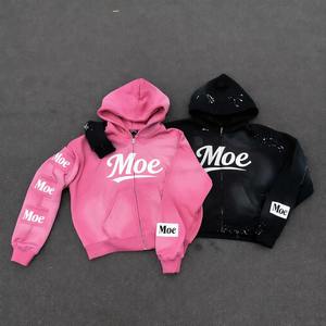 Sudadera Corta Moderna Premium para Hombre, Estilo Urbano de Invierno, con Capucha, Logotipo Bordado Personalizado, Transpirable, DTG, D-T-F, Personalizable - Product Image 1