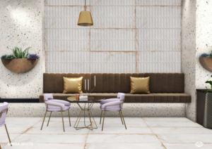 Dalle en porcelaine émaillée de luxe grande taille 600x1200mm 60x120cm 24x48 pouces – Solution décorative pour murs et sols - Product Image 4