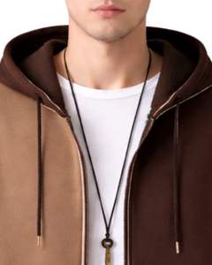 Sudadera con capucha personalizada para hombre, en contraste marrón y camel, con cremallera, de algodón y forro polar, estilo casual urbano, chaqueta de invierno, fabricante personalizado - Product Image 5