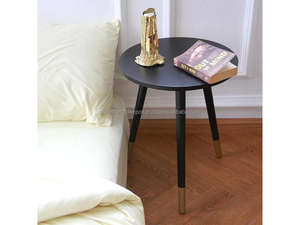 Table basse moderne compacte pour balcon et salon, style minimaliste, en bois de manguier, meubles de salon - Product Image 2