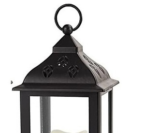 Nueva Tendencia: Farol de Metal y Vidrio con Acabado Negro Brillante para Bodas y Jardines, Hecho a Mano - Product Image 2