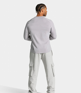 Plain Blank Sweat <b>Pants</b> Jogger Heavy Weight Cut Sew Thick Cotton Heavyweight Men Sweatpants Stock - Product Image 4