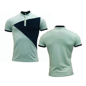 Camisas de Hombre con Logotipo Personalizado OEM, Antiarrugas, Sublimadas, de Algodón/Poliéster, Casuales, de Moda, al por Mayor, de Manga Corta, Bordadas - Product Image 1