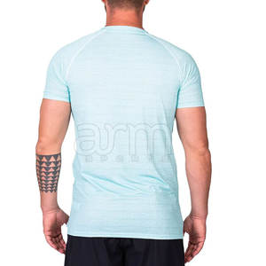 Camiseta al por Mayor para Hombre, 100% Algodón, Cuello Redondo, Logotipo Personalizado OEM, Diseño de Color Personalizado, Camiseta de Gimnasio - Product Image 4
