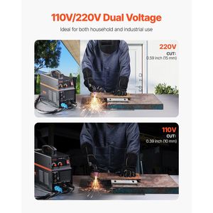 เครื่องเชื่อมพลาสมาเครื่องเชื่อมแบบ3-in-1 tig/mma 110/220V - Product Image 4