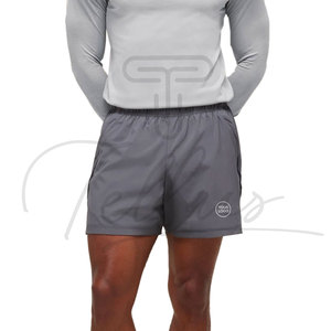 Pantalones Cortos Deportivos Casuales de Verano para Hombre de Alta Calidad, Logotipo Personalizable, Secado Rápido, Ajuste Holgado, Tejido Sólido, Shorts Medios - Product Image 4