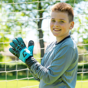 Gants de gardien de but professionnels pour hommes, antidérapants, respirants, en polyester/latex, protection des doigts extensible, équipement d'entraînement - Product Image 4