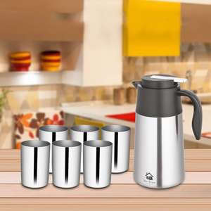 Batterie de cuisine Magnum 7 pièces en acier inoxydable sur le thème du citron - Product Image 2