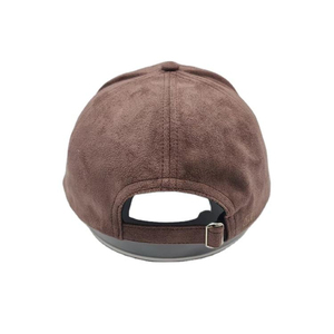 Casquette de baseball unisexe en daim, 6 panneaux, réglable, couleur unie, style décontracté pour adultes, utilisable en toutes saisons, 100 % polyester - Product Image 5