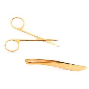 Les outils de beauté peuvent également être utilisés pour les poils du visage et les tâches de coupe de précision au-delà de l'entretien des sourcils. - Product Image 2