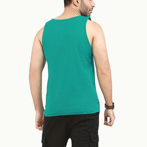 Camisetas sin Mangas para Hombre, Color Sólido, Secado Rápido, 100% Algodón, Cuello Redondo, Transpirables, Ecológicas, Ropa Deportiva Informal, Tallas Grandes Disponibles - Product Image 5