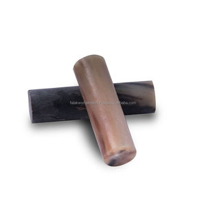 Rouleau de corne de buffle 100% véritable, poli, noir et blanc naturel, pour la fabrication de poignées de couteaux à tampon, directement d'Inde par FWE - Product Image 1