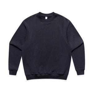 Sweat-shirt décontracté pour homme, col rond, coupe classique, 100% coton, tissu molletonné français, couleur unie, vêtement d'automne - Product Image 5
