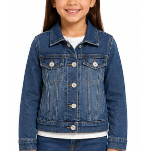 Veste en jean élégante en coton pour enfants, garçons et filles, confortable, décontractée, séchage rapide, légère, respirante, pour l'école - Product Image 2