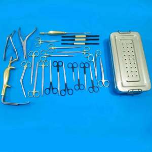 Kit d'instruments chirurgicaux orthopédiques de qualité supérieure pour lifting du visage et lifting des sourcils, en acier inoxydable, comprenant ciseaux, pinces et râpes, certifié CE ISO - Product Image 4