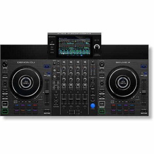 Système DJ autonome 4 decks DJ SC LIVE 4 le plus vendu avec écran tactile 7 pouces, haut-parleurs intégrés et Wi-Fi (Noir) - Product Image 4
