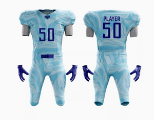 Nouveauté, uniformes de football américain pour adultes, personnalisés, unisexes, respirants, manches courtes, 100% polyester, impression numérique, haute qualité - Product Image 6